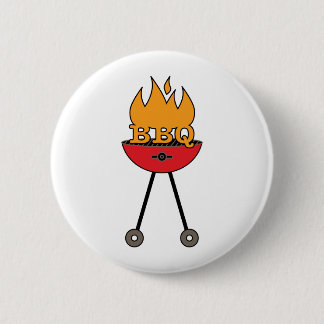 Badge Rond 5 Cm Grill barbecue