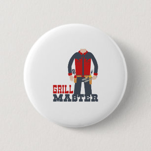 Badge Rond 5 Cm Grill Master