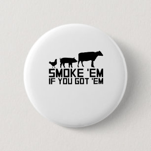 Badge Rond 5 Cm Grillez tout entier griller le GIF drôle les