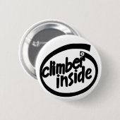 Badge Rond 5 Cm Grimpeur à l'intérieur (Devant & derrière)