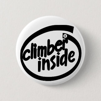 Badge Rond 5 Cm Grimpeur à l'intérieur