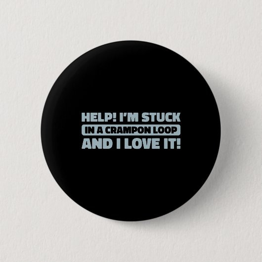 Badge Rond 5 Cm Grimpeur - Escalade Escalade de glace (Devant)