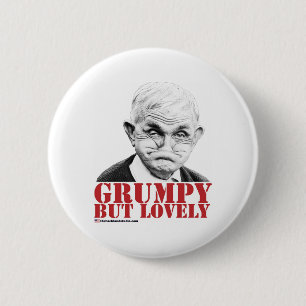 Badge Rond 5 Cm Grincheux mais beau
