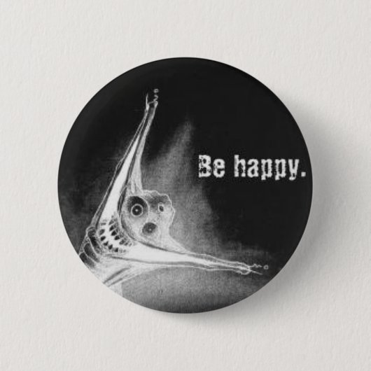 Badge Rond 5 Cm Grinsen inverti (Devant)