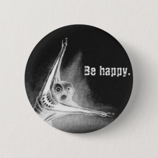 Badge Rond 5 Cm Grinsen inverti