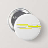 Badge Rond 5 Cm Gris Jaune Blocs Art Abstrait (Devant & derrière)