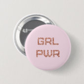 BADGE ROND 5 CM GRL PWR - (Devant & derrière)
