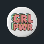 Badge Rond 5 Cm GRL PWR Pastel<br><div class="desc">GRL PWR !</div>