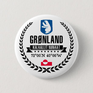 Badge Rond 5 Cm Groenland