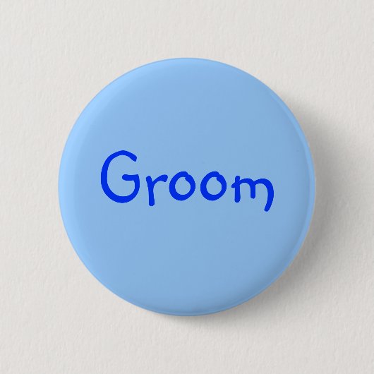 Badge Rond 5 Cm Groom (Devant)