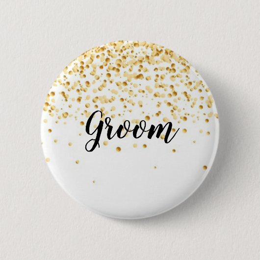 Badge Rond 5 Cm Groom (Devant)