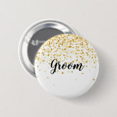Badge Rond 5 Cm Groom (Devant & derrière)