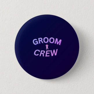 Badge Rond 5 Cm Groom crew button
