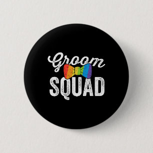 Badge Rond 5 Cm Groom Squat Chemise Lgbt Pride Mariage Gay Bachelo