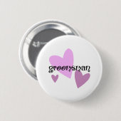 Badge Rond 5 Cm Groomsman (Devant & derrière)