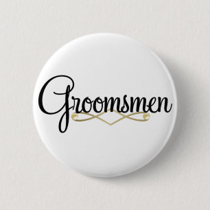 Badge Rond 5 Cm Groomsman