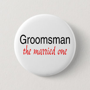 Badge Rond 5 Cm Groomsman (marié)