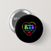 Badge Rond 5 Cm Groovy Rti Dream Team T Resnse Intervention Squad  (Devant & derrière)