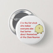 Badge Rond 5 Cm Gros Chick1 (Devant & derrière)