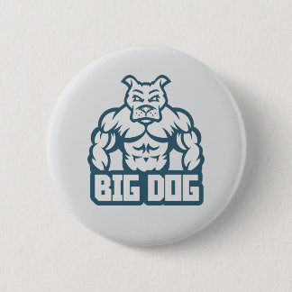 Badge Rond 5 Cm Gros chien