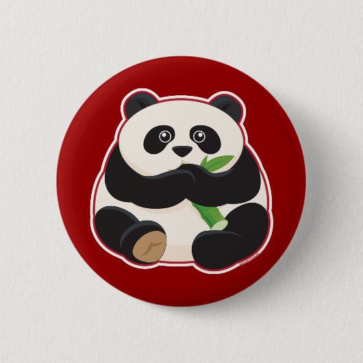 Badge Rond 5 Cm Gros panda (Devant)