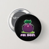 Badge Rond 5 Cm Grosse betterave (Devant & derrière)