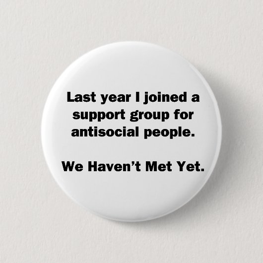 Badge Rond 5 Cm Groupe antisocial (Devant)