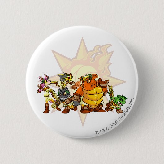 Badge Rond 5 Cm Groupe d'Altador d'équipe (Devant)