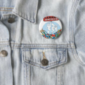 Badge Rond 5 Cm Groupe de la Ligue des États d'Amérique (En situation)