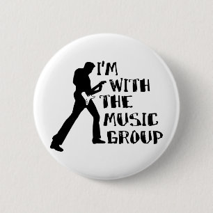 Badge Rond 5 Cm Groupe de musique