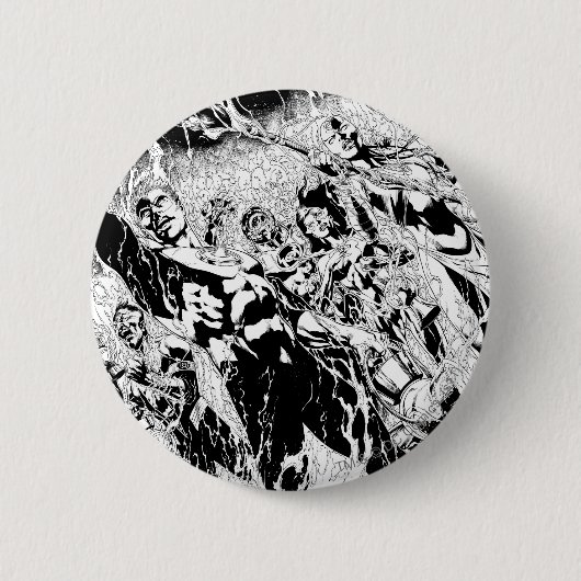 Badge Rond 5 Cm Groupe vert de lanterne (Devant)