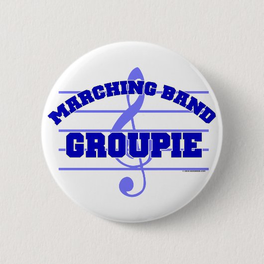 Badge Rond 5 Cm Groupie de fanfare (Devant)