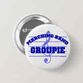 Badge Rond 5 Cm Groupie de fanfare (Devant & derrière)
