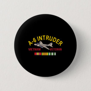 Badge Rond 5 Cm Grumman A-6 Intruder Vietnam Vétérinaire Intruder