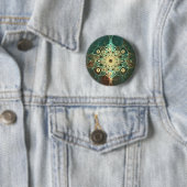 Badge Rond 5 Cm Grunge fractal (En situation)