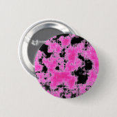Badge Rond 5 Cm Grunge rose (Devant & derrière)
