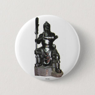 Badge Rond 5 Cm Guan Gong -Kuan Kung- Bouton