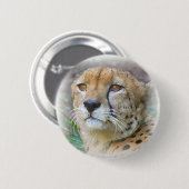 Badge Rond 5 Cm guépard (Devant & derrière)