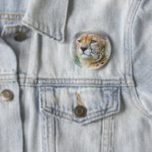 Badge Rond 5 Cm guépard (En situation)