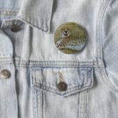 Badge Rond 5 Cm Guépard (En situation)