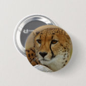 Badge Rond 5 Cm Guépard (Devant & derrière)