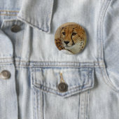 Badge Rond 5 Cm Guépard (En situation)