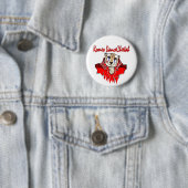 Badge Rond 5 Cm Guépard de danse de Romeo (En situation)