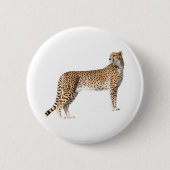 Badge Rond 5 Cm Guépard debout (Devant)