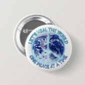 Badge Rond 5 Cm Guérissons le Monde (Devant & derrière)