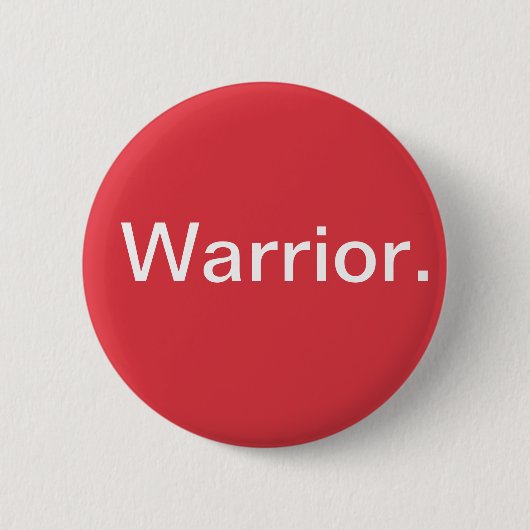 Badge Rond 5 Cm Guerrier (Devant)