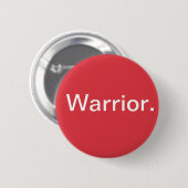 Badge Rond 5 Cm Guerrier (Devant & derrière)