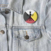 Badge Rond 5 Cm guerrier (En situation)