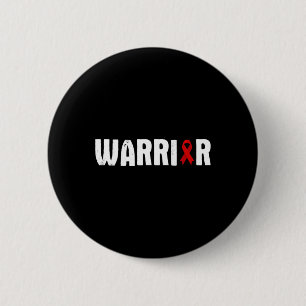 Badge Rond 5 Cm Guerrier de la maladie cardiaque - Citation de com