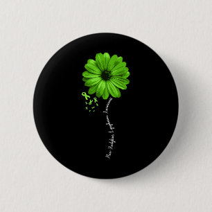 Badge Rond 5 Cm Guerrier de sensibilisation au lymphome de non-hod